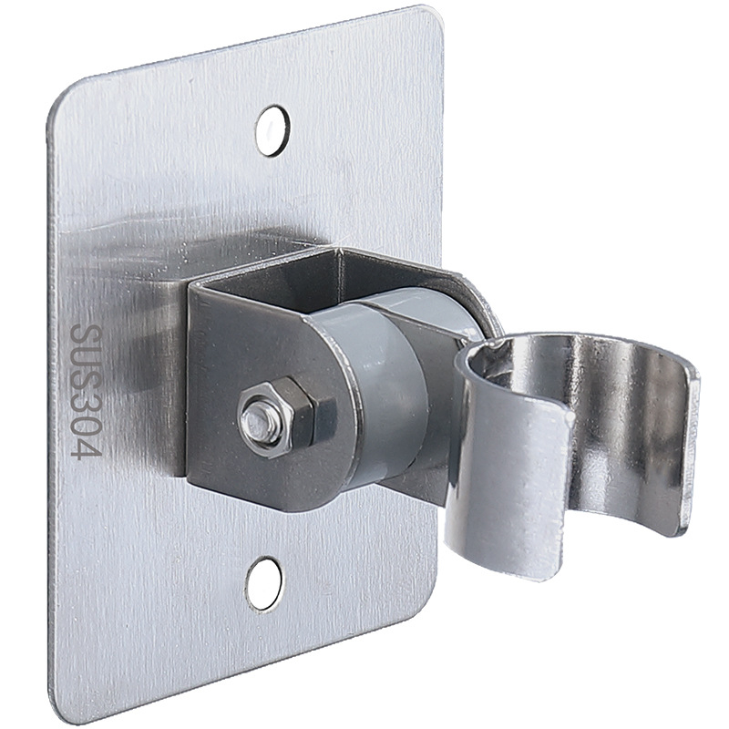 HZ388 nerezový držiak na sprchu – bezvŕtová montáž, nastaviteľný držiak na hlavicu sprchy s funkciou dažďa