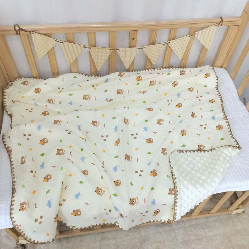 Baba géz takaró mindkét évszakra | 200–300 g | 0–3 éves korosztálynak | Anyag: géz | Stílus: Modern Minimalizmus