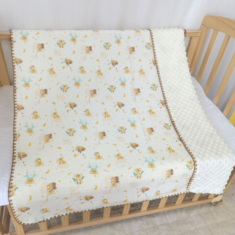 Baba géz takaró mindkét évszakra | 200–300 g | 0–3 éves korosztálynak | Anyag: géz | Stílus: Modern Minimalizmus