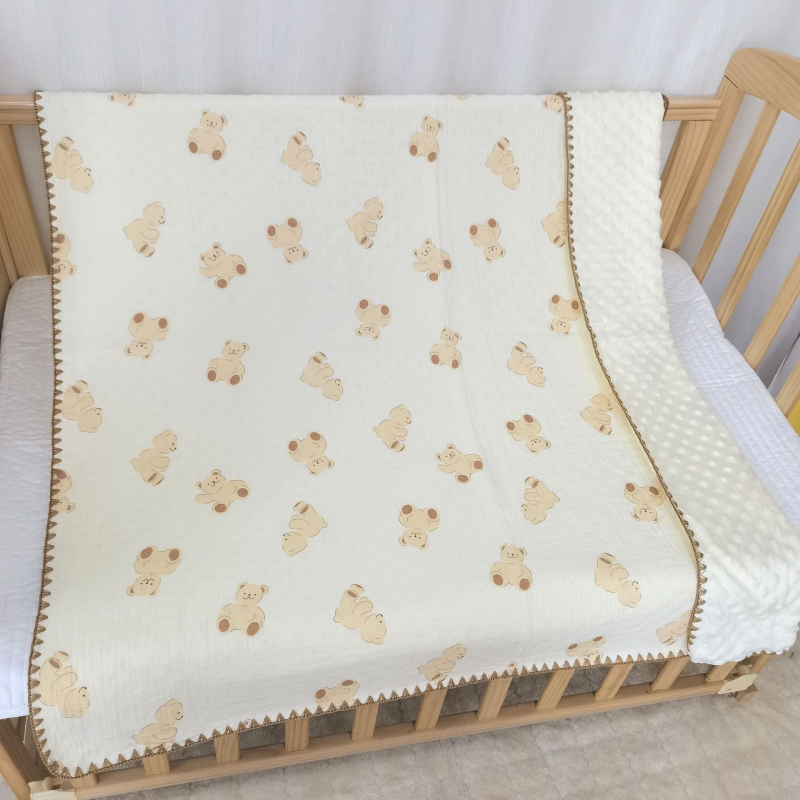 Baba géz takaró mindkét évszakra | 200–300 g | 0–3 éves korosztálynak | Anyag: géz | Stílus: Modern Minimalizmus