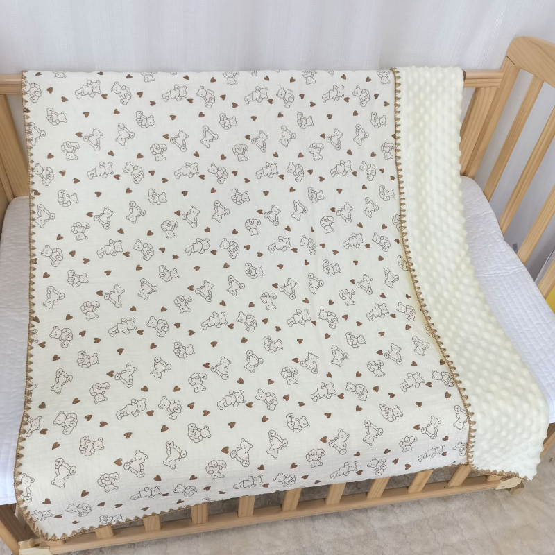 Baba géz takaró mindkét évszakra | 200–300 g | 0–3 éves korosztálynak | Anyag: géz | Stílus: Modern Minimalizmus