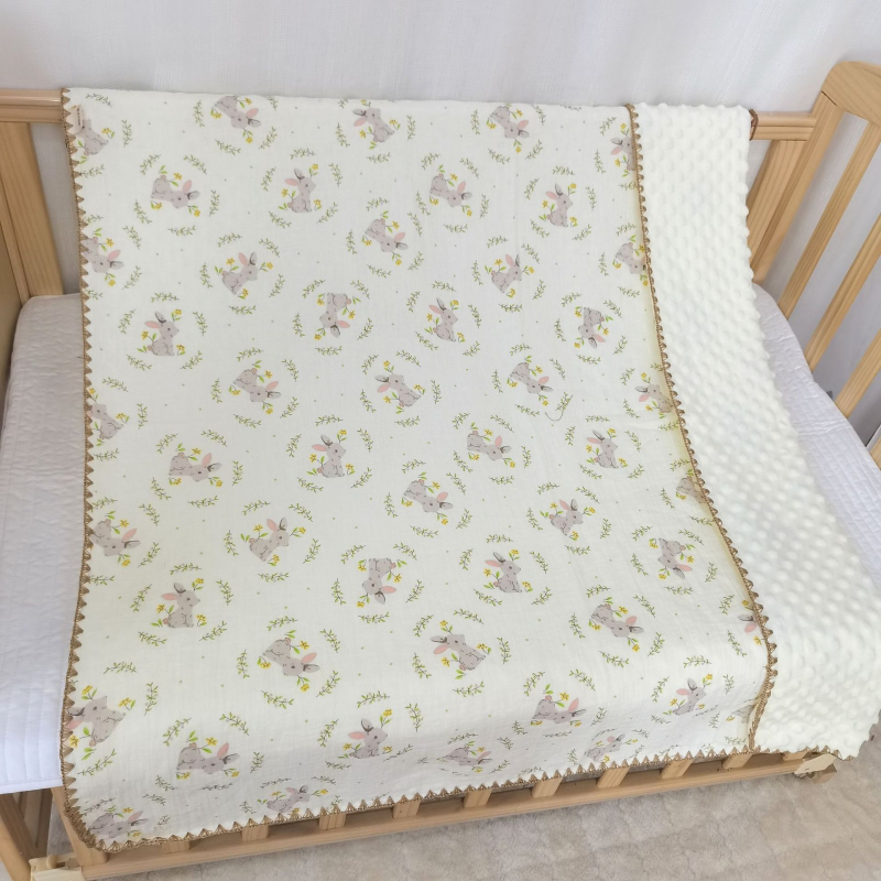 Baba géz takaró mindkét évszakra | 200–300 g | 0–3 éves korosztálynak | Anyag: géz | Stílus: Modern Minimalizmus