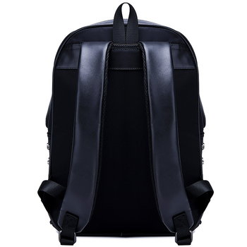 Rucsac din PU leather, buzunar pentru laptop/tabletă, Anti-theft, Rezistent la apă, căptușeală din nylon