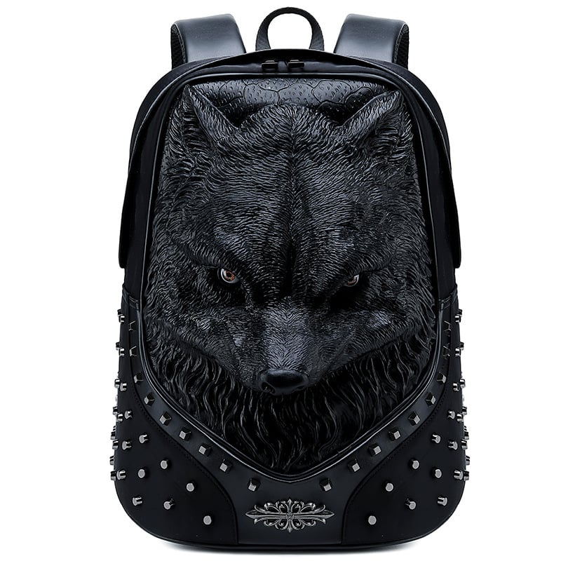 Rucsac din PU leather, buzunar pentru laptop/tabletă, Anti-theft, Rezistent la apă, căptușeală din nylon