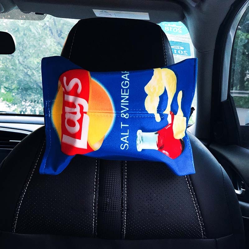 Пухкава кутия за салфетки SP модел – за автомобил и дом, висящ дизайн с подвижни салфетки, модерен минимализъм, мултифункционална