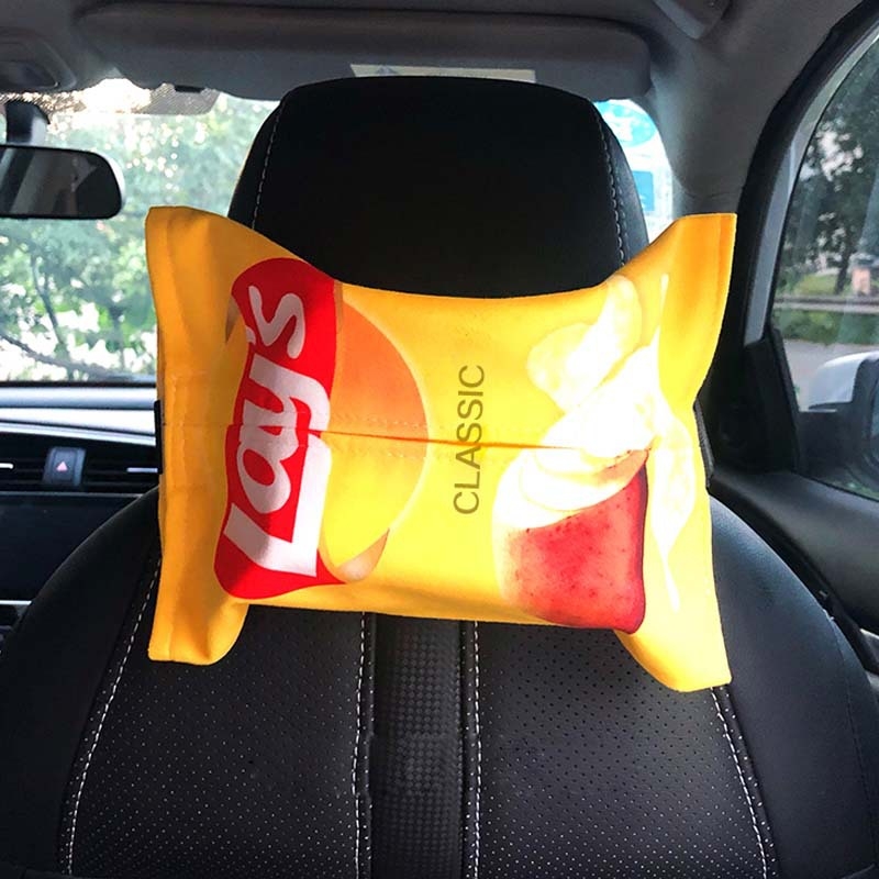 Пухкава кутия за салфетки SP модел – за автомобил и дом, висящ дизайн с подвижни салфетки, модерен минимализъм, мултифункционална