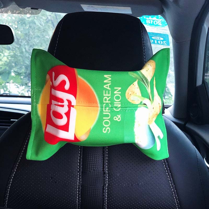 Пухкава кутия за салфетки SP модел – за автомобил и дом, висящ дизайн с подвижни салфетки, модерен минимализъм, мултифункционална