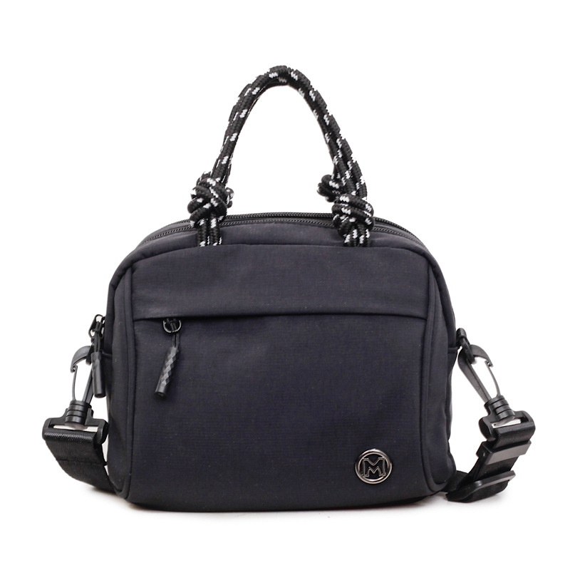 Geantă crossbody în formă de ou, pânză, fermoar, căptușeală poliester, buzunar pentru documente, curea unică