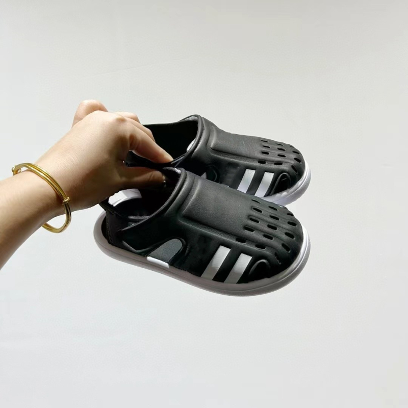 Gyerekeknek szóló sportos szandál Velcro-zárás, PVC felső rész, MD talp, 7-12 éveseknek, 2024 nyár