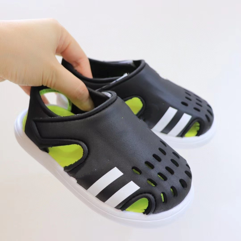 Gyerekeknek szóló sportos szandál Velcro-zárás, PVC felső rész, MD talp, 7-12 éveseknek, 2024 nyár