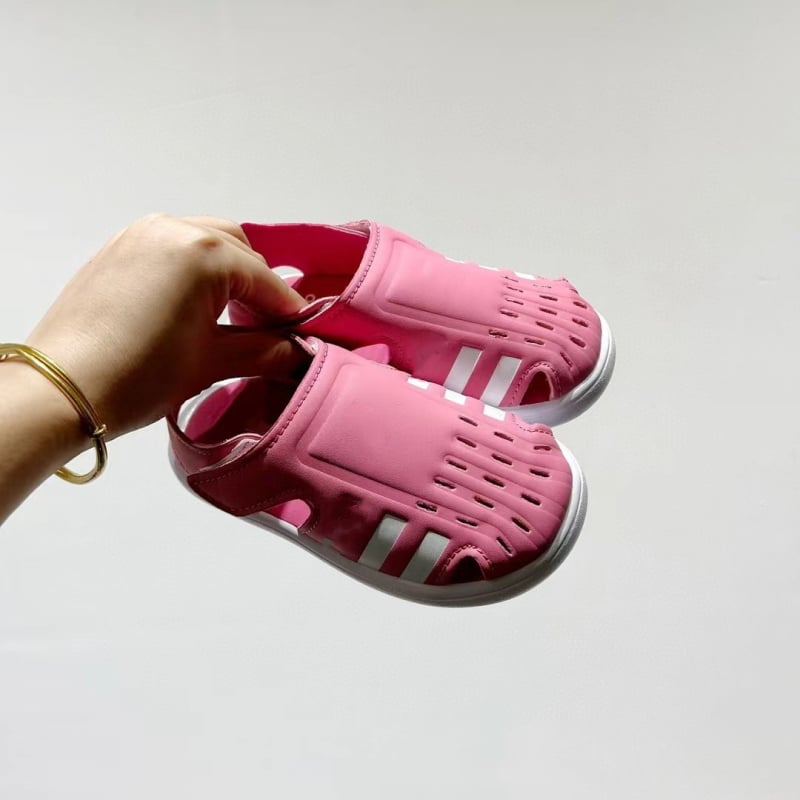 Gyerekeknek szóló sportos szandál Velcro-zárás, PVC felső rész, MD talp, 7-12 éveseknek, 2024 nyár