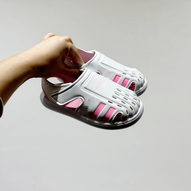 Gyerekeknek szóló sportos szandál Velcro-zárás, PVC felső rész, MD talp, 7-12 éveseknek, 2024 nyár