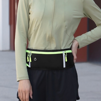 Borsetă de talie pentru sport: nylon, respirabil, ultra-ușoară, antibacteriană, extensibilă, unisex, pentru activități în aer liber, căptușeală poliester