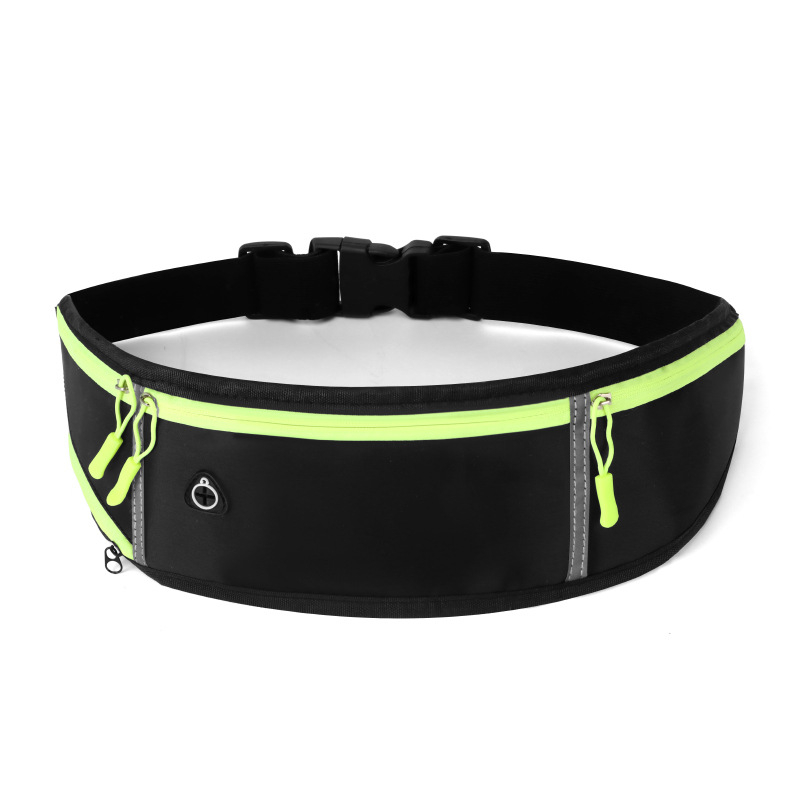 Borsetă de talie pentru sport: nylon, respirabil, ultra-ușoară, antibacteriană, extensibilă, unisex, pentru activități în aer liber, căptușeală poliester