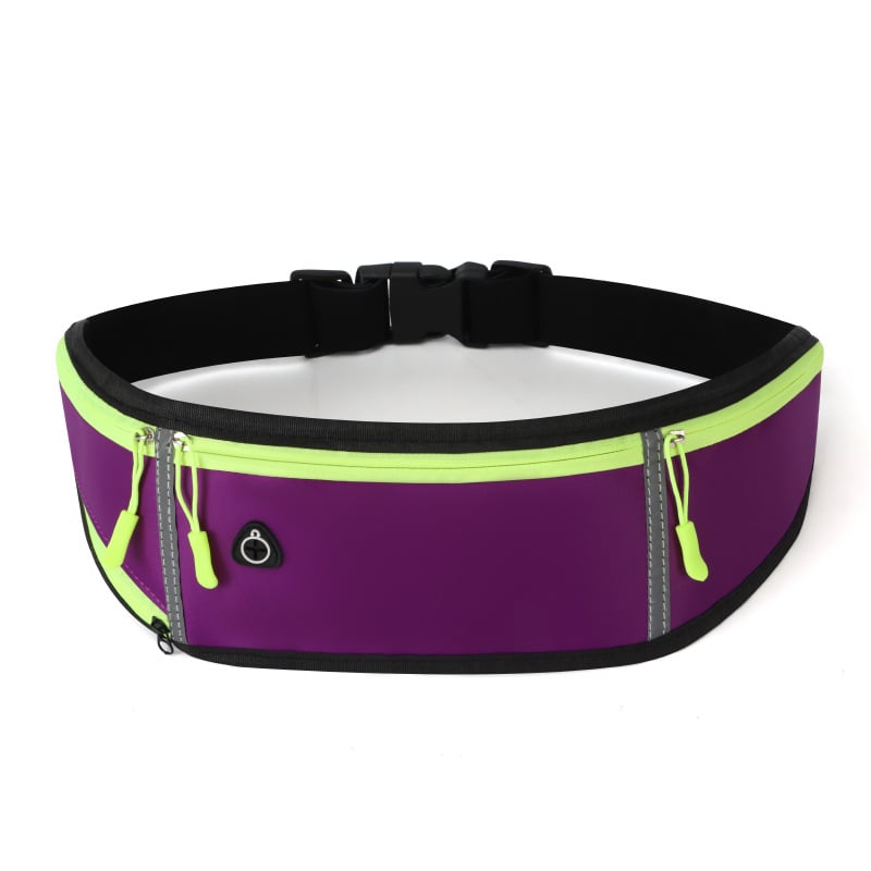 Borsetă de talie pentru sport: nylon, respirabil, ultra-ușoară, antibacteriană, extensibilă, unisex, pentru activități în aer liber, căptușeală poliester