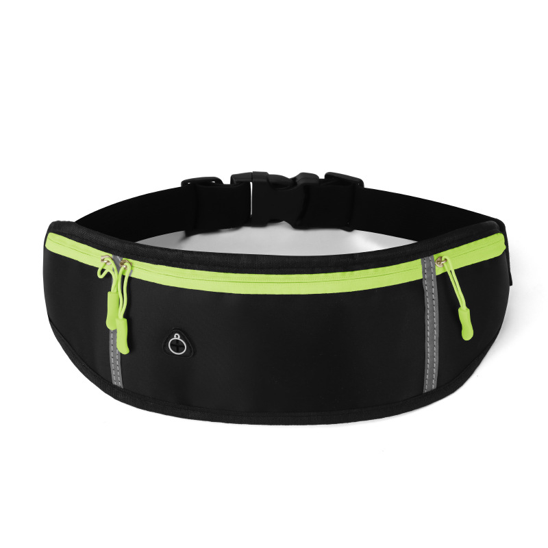 Borsetă de talie pentru sport: nylon, respirabil, ultra-ușoară, antibacteriană, extensibilă, unisex, pentru activități în aer liber, căptușeală poliester