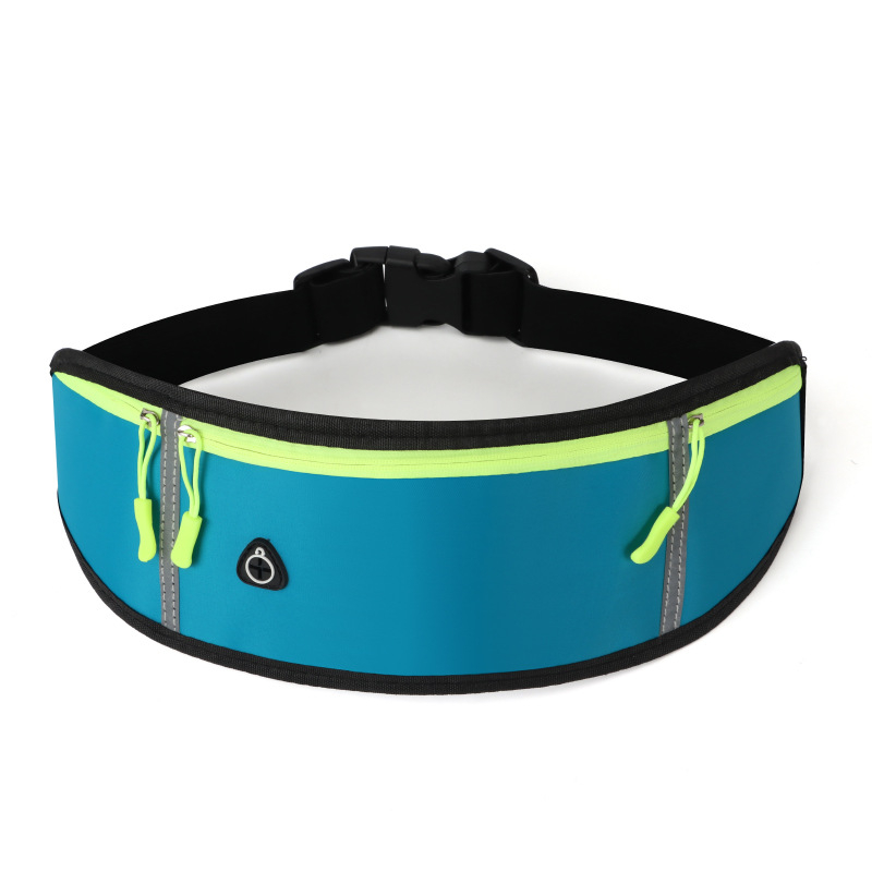 Borsetă de talie pentru sport: nylon, respirabil, ultra-ușoară, antibacteriană, extensibilă, unisex, pentru activități în aer liber, căptușeală poliester