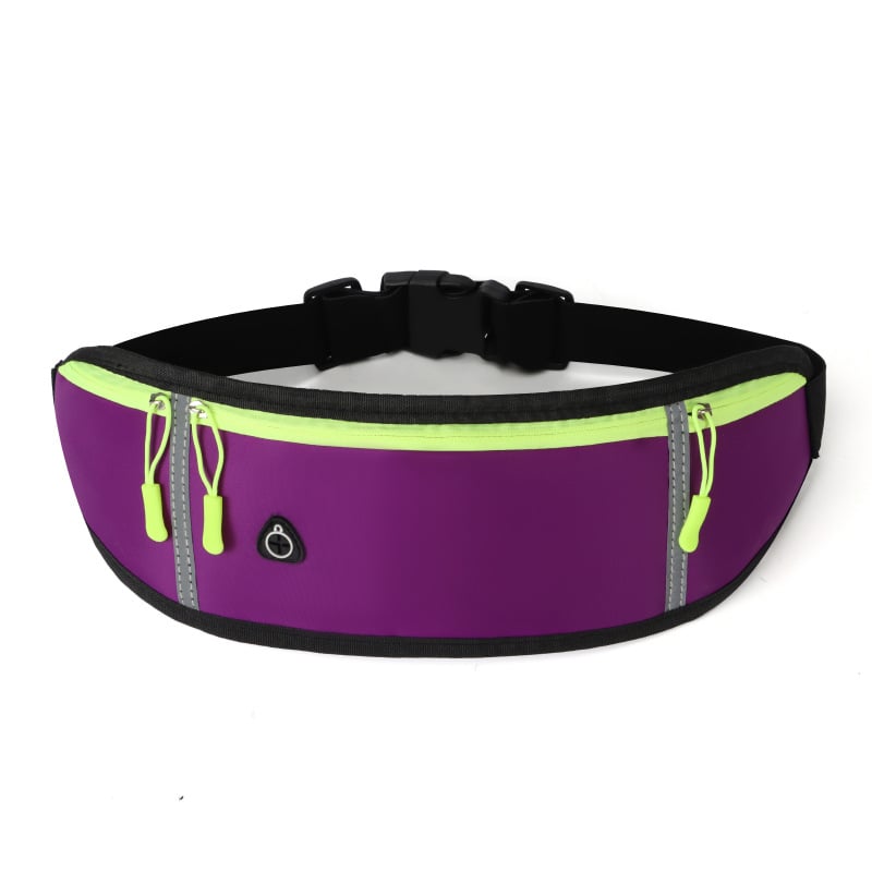 Borsetă de talie pentru sport: nylon, respirabil, ultra-ușoară, antibacteriană, extensibilă, unisex, pentru activități în aer liber, căptușeală poliester