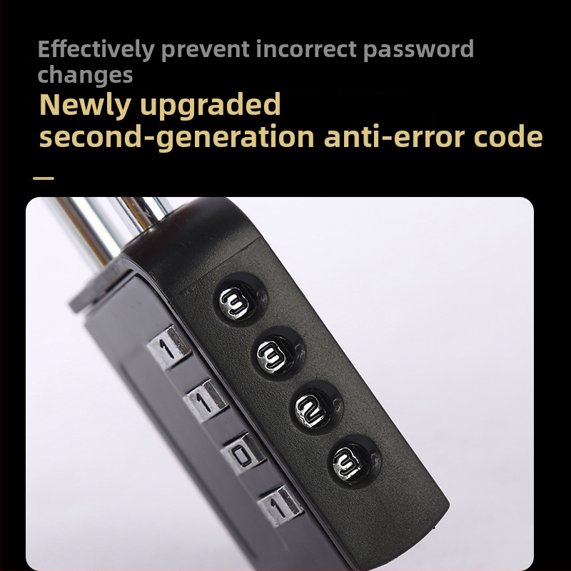 Číselný kombinačný visací zámok s kovovým lankom, pozlátený povrch, moderný minimalistický štýl – vhodná na školské skrinky, cestovné tašky a tašky na notebook (rôzne modely)