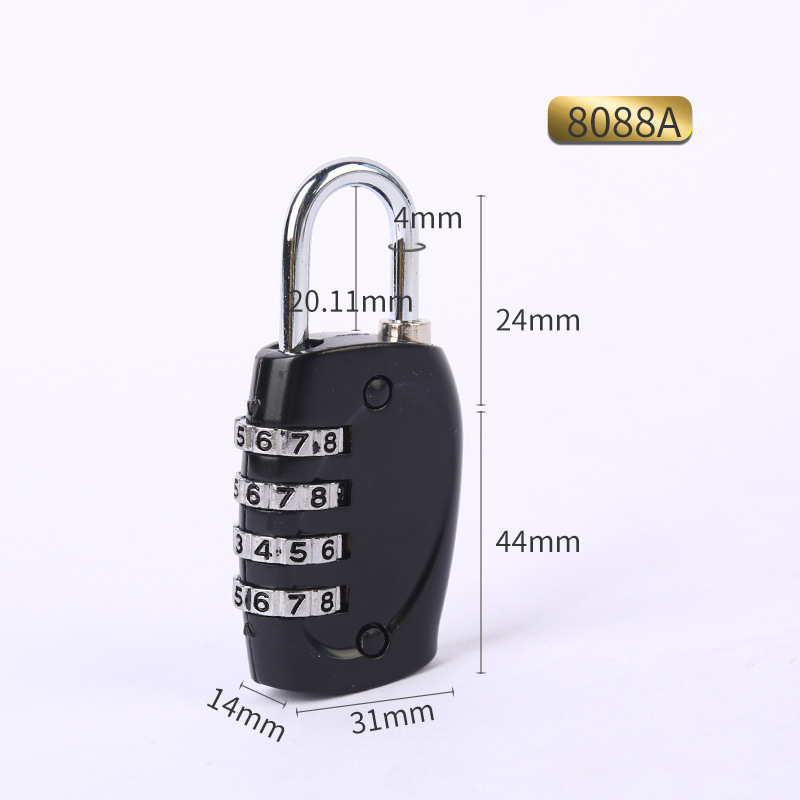 Numerikus zár acélhuzalos kötéllal, aranyozott bevonattal, modern minimális stílus – alkalmas diákszobai szekrényekhez, utazótáskákhoz és laptop-táskákhoz (különböző modellek)