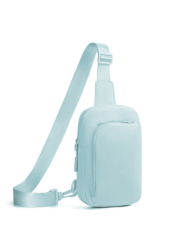 Geantă cross-body pentru umăr — poliester impermeabil, ultraușoară, rezistentă; sporturi în aer liber, unisex