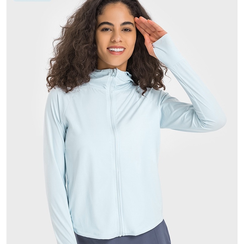 Vonkajšia vetrovka s kapucňou, odnímateľná, UPF50+ UV ochrana, priedušná, rýchloschnúca