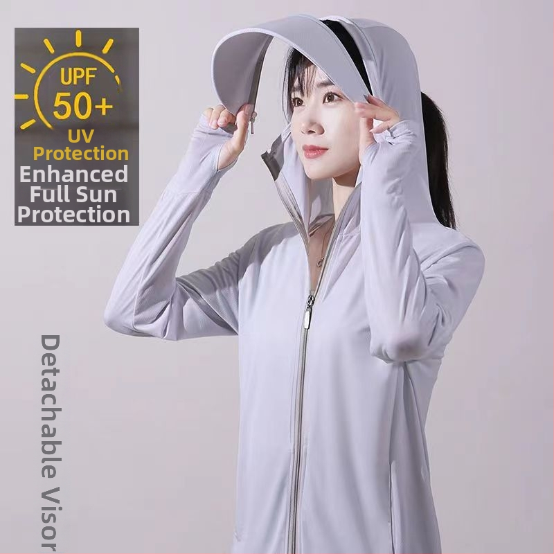 Vonkajšia vetrovka s kapucňou, odnímateľná, UPF50+ UV ochrana, priedušná, rýchloschnúca