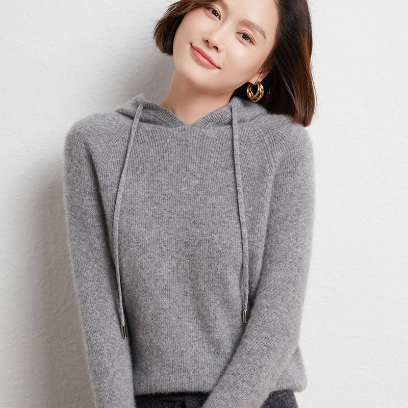 Πουλόβερ από μείγμα μαλλιού, πλεκτό, μανίκια ραγκλαν, χαλαρή γραμμή, μεσαίο πάχος