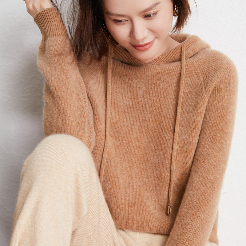 Πουλόβερ από μείγμα μαλλιού, πλεκτό, μανίκια ραγκλαν, χαλαρή γραμμή, μεσαίο πάχος