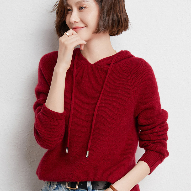 Πουλόβερ από μείγμα μαλλιού, πλεκτό, μανίκια ραγκλαν, χαλαρή γραμμή, μεσαίο πάχος