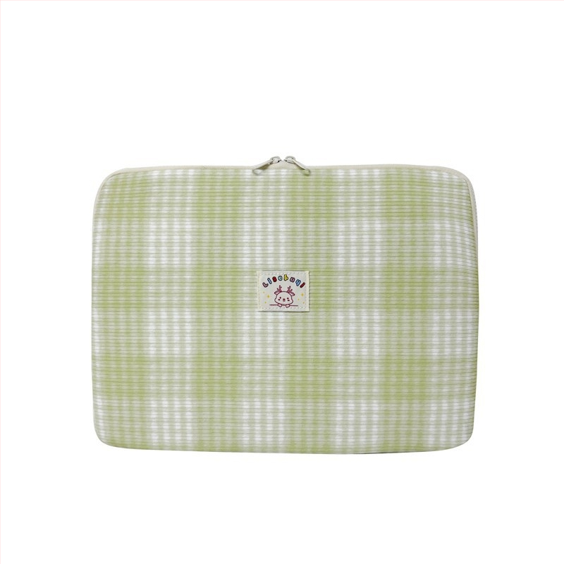 Taška na tablet odolná voči opotrebeniu z polyesteru, pruhovaný vzor, podšívka z polyesteru