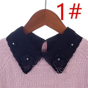 Ženski lažni ovratnik u korejskom stilu, svestran, poliester materijal; proljeće 2024 izdanje; na skladištu; individualno zapakirano; za odrasle