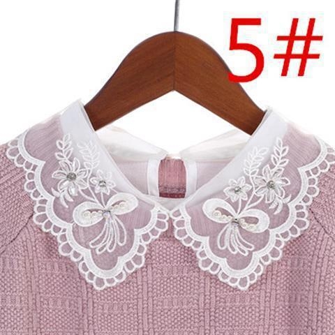 Ženski lažni ovratnik u korejskom stilu, svestran, poliester materijal; proljeće 2024 izdanje; na skladištu; individualno zapakirano; za odrasle