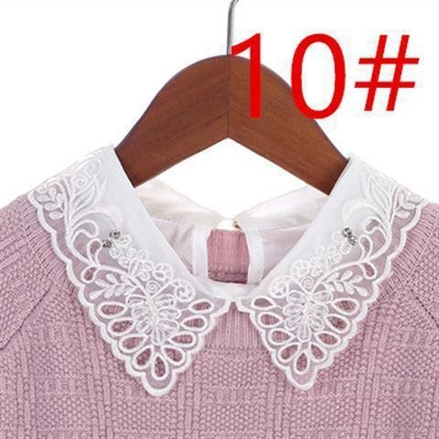 Ženski lažni ovratnik u korejskom stilu, svestran, poliester materijal; proljeće 2024 izdanje; na skladištu; individualno zapakirano; za odrasle