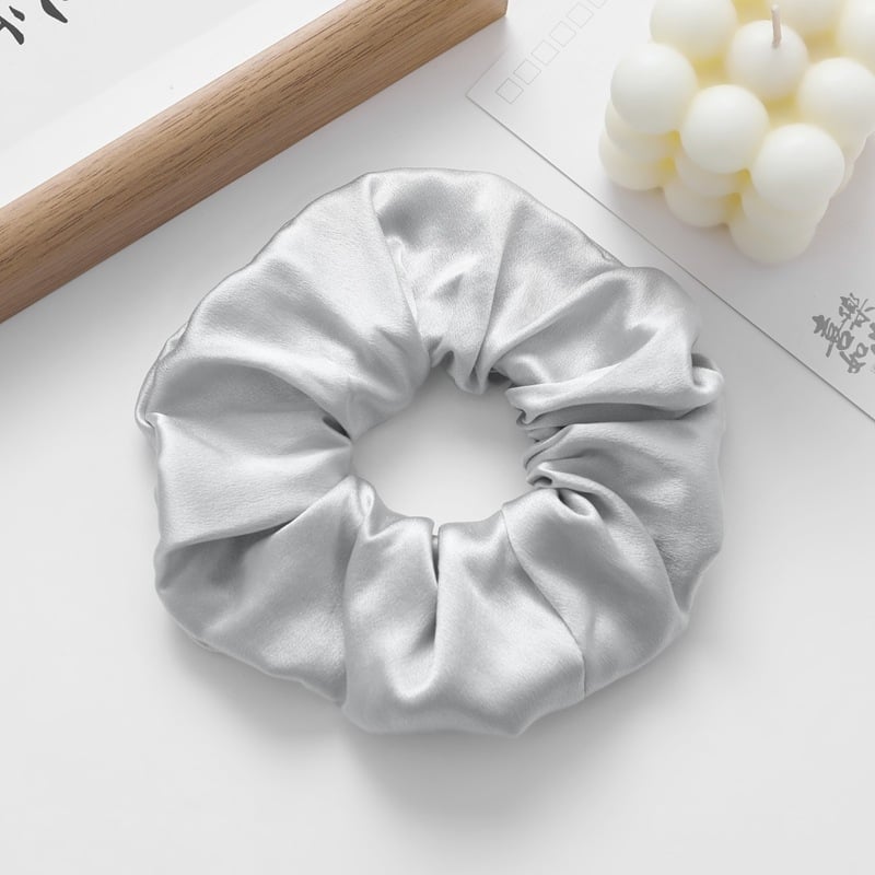 Elastic de păr din mătase - handmade, stil natural, elasticitate ridicată, Primăvara 2024