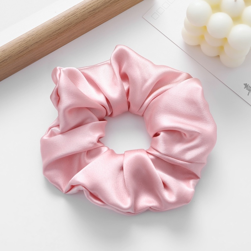 Elastic de păr din mătase - handmade, stil natural, elasticitate ridicată, Primăvara 2024