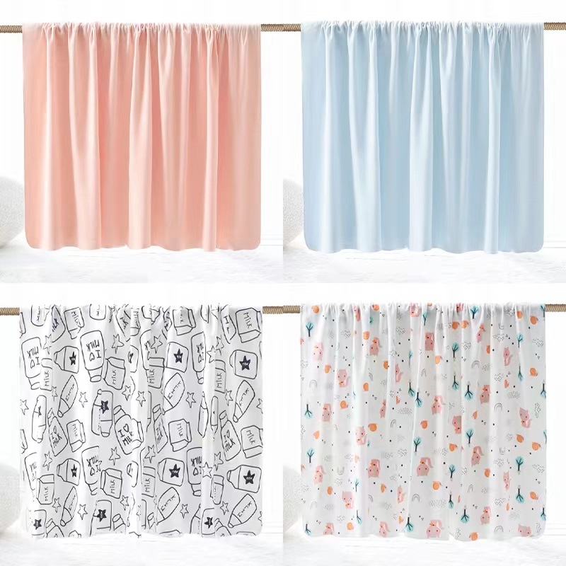 Πετσέτα περιτυλίγματος από βαμβάκι για βρέφη και νηπιακούς με σχέδιο καρτούν, μάρκα DoDojami, κατάλληλη για ηλικίες 1–3 ετών (80–100 εκ.)