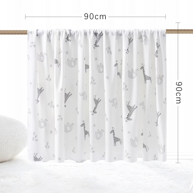 Πετσέτα περιτυλίγματος από βαμβάκι για βρέφη και νηπιακούς με σχέδιο καρτούν, μάρκα DoDojami, κατάλληλη για ηλικίες 1–3 ετών (80–100 εκ.)