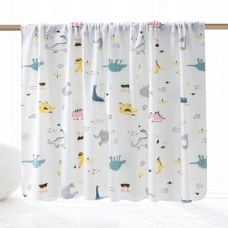 Πετσέτα περιτυλίγματος από βαμβάκι για βρέφη και νηπιακούς με σχέδιο καρτούν, μάρκα DoDojami, κατάλληλη για ηλικίες 1–3 ετών (80–100 εκ.)