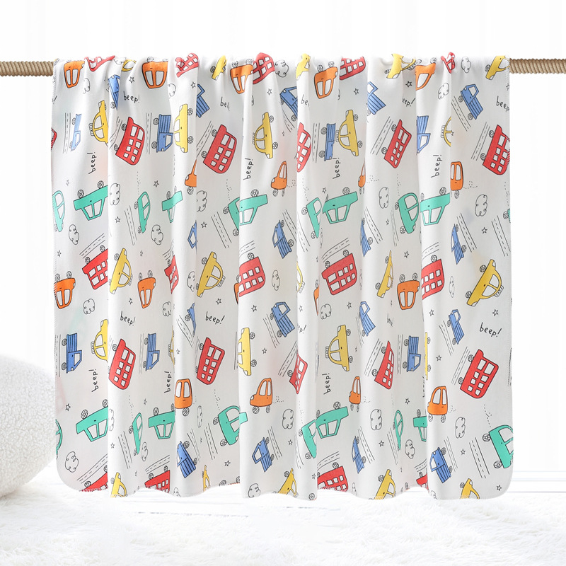 Πετσέτα περιτυλίγματος από βαμβάκι για βρέφη και νηπιακούς με σχέδιο καρτούν, μάρκα DoDojami, κατάλληλη για ηλικίες 1–3 ετών (80–100 εκ.)