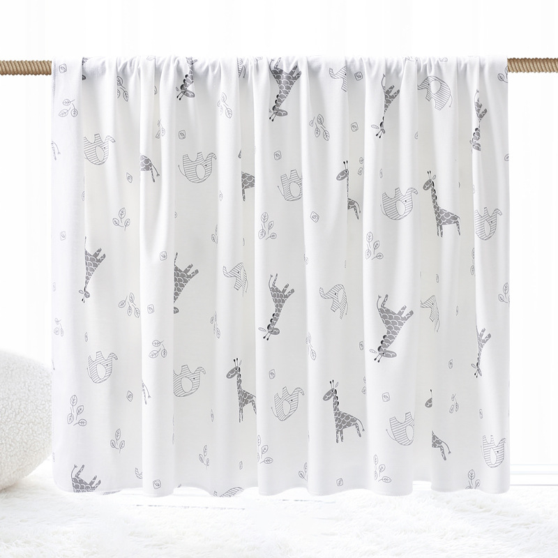 Πετσέτα περιτυλίγματος από βαμβάκι για βρέφη και νηπιακούς με σχέδιο καρτούν, μάρκα DoDojami, κατάλληλη για ηλικίες 1–3 ετών (80–100 εκ.)