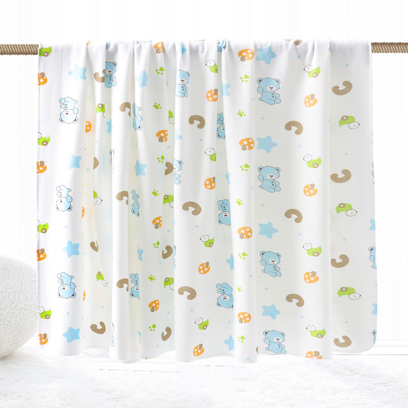 Πετσέτα περιτυλίγματος από βαμβάκι για βρέφη και νηπιακούς με σχέδιο καρτούν, μάρκα DoDojami, κατάλληλη για ηλικίες 1–3 ετών (80–100 εκ.)