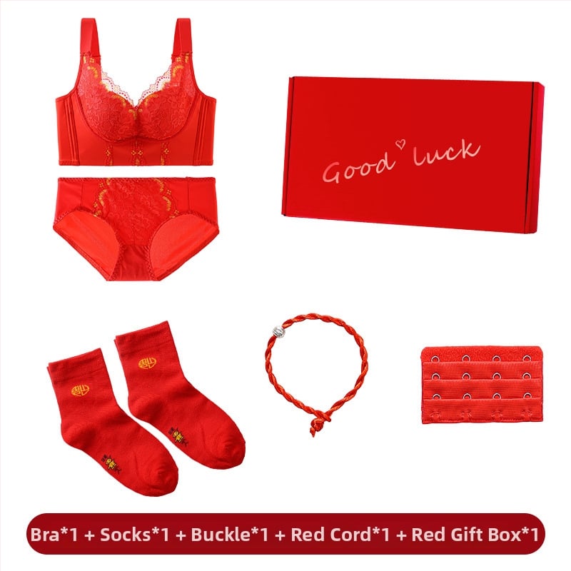 Set de sutiene cu dantelă brodată, cupă 3/4, fără arcuri metalice, cupă modelată cu partea superioară subțire și partea inferioară mai groasă, material principal nylon, căptușeală spandex, închidere la spate cu patru rânduri de cârlige