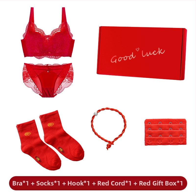 Set de sutiene cu dantelă brodată, cupă 3/4, fără arcuri metalice, cupă modelată cu partea superioară subțire și partea inferioară mai groasă, material principal nylon, căptușeală spandex, închidere la spate cu patru rânduri de cârlige