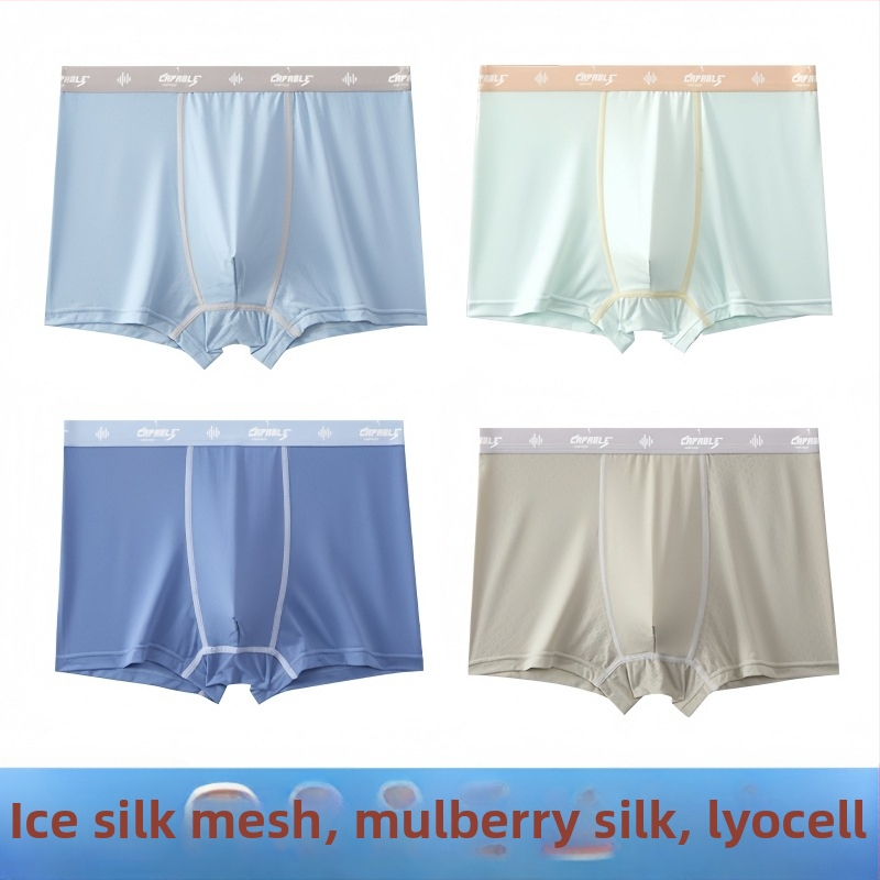 Guoyoubi boxeri din bumbac pentru copii, fără cusături în zona inghinală, antibacteriali 10a, respirabili, pentru copii 3–8 ani (100–140 cm), Iarnă 2024