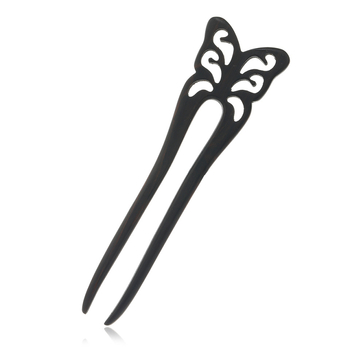 Agrafe pentru păr din lemn, formă U – stil retro feminin, design geometric, brand Times Lizi