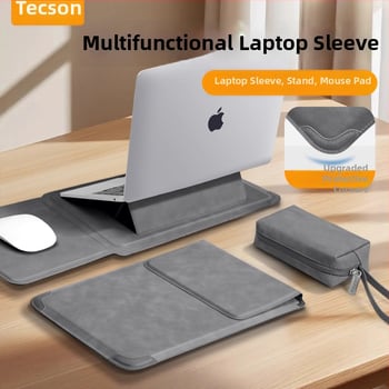 Husa laptop Tykson PU, unisex, protecție cu stand, primăvara 2025