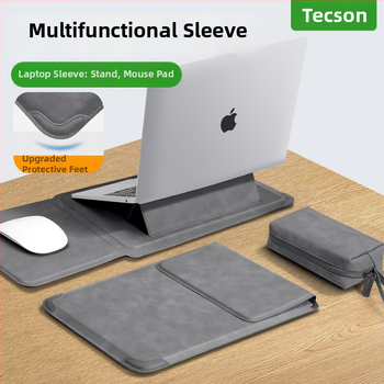 Husa laptop Tykson PU, unisex, protecție cu stand, primăvara 2025