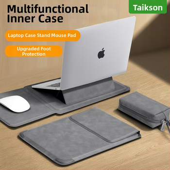 Husa laptop Tykson PU, unisex, protecție cu stand, primăvara 2025