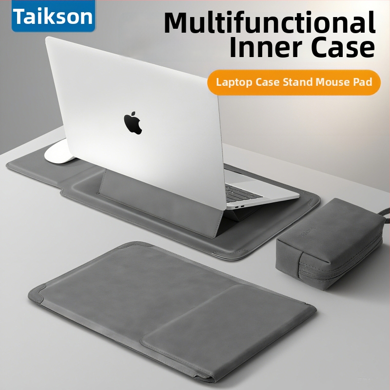 Husa laptop Tykson PU, unisex, protecție cu stand, primăvara 2025